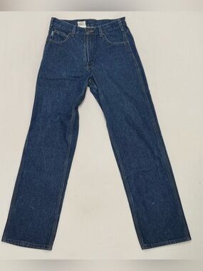Carhartt B234 PRW Heavy Weight Cotton Work Wear Blue Jeans Men's Size 30 x 32